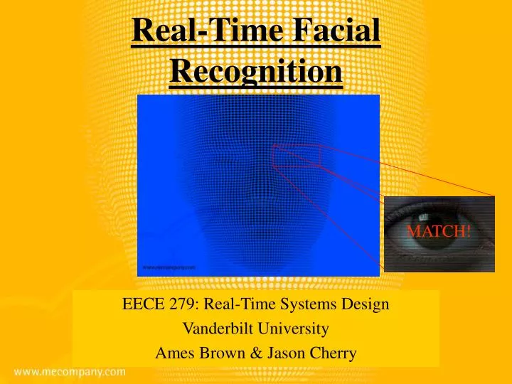 real time facial recognition