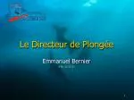 Le Directeur de Plongée - slide 1