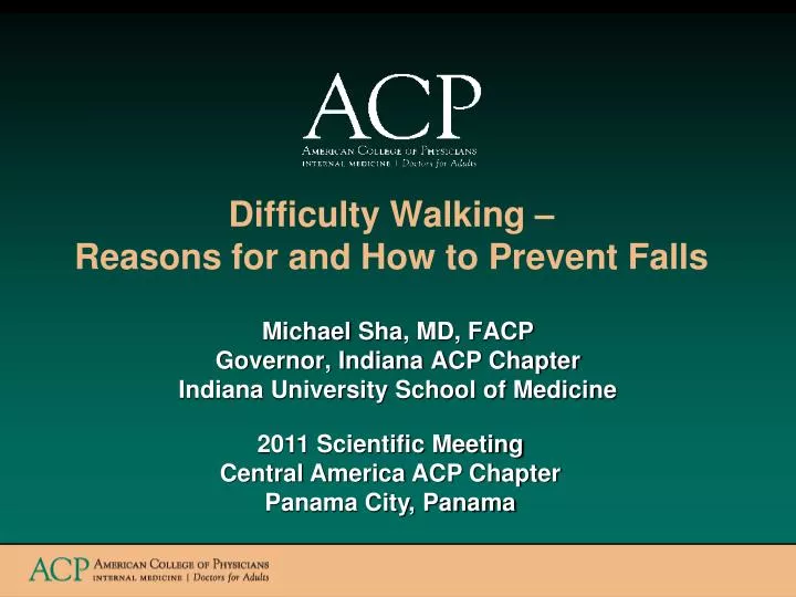 difficulty walking reasons for and how to prevent falls