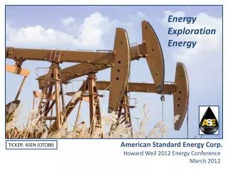 Energy Exploration Energy