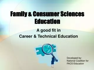 Family &amp; Consumer Sciences Education