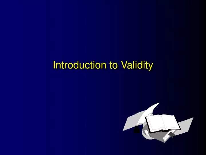 introduction to validity