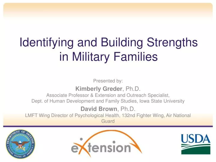 identifying and building strengths in military families