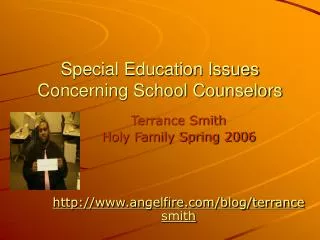 Special Education Issues Concerning School Counselors