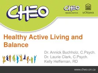 Healthy Active Living and Balance