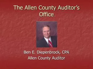 The Allen County Auditor’s Office