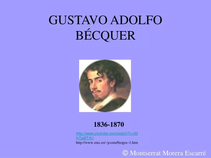 gustavo adolfo b cquer