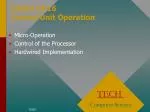 CS364 CH16 Control Unit Operation - slide 1