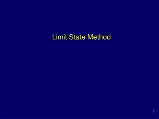 Limit State Method