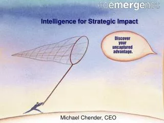 Intelligence for Strategic Impact
