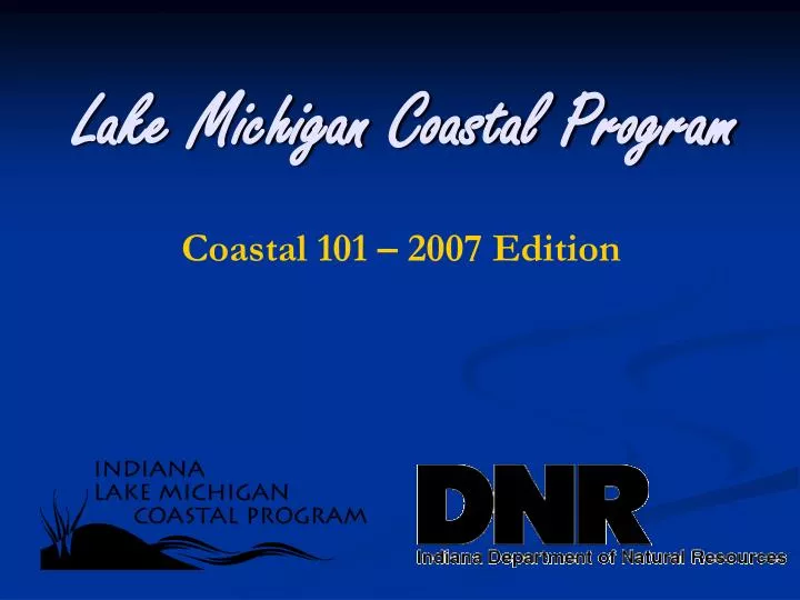 lake michigan coastal program