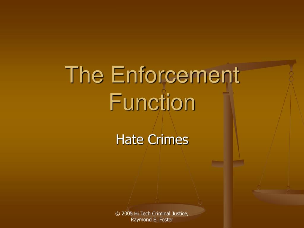 PPT - The Enforcement Function PowerPoint Presentation, free download ...
