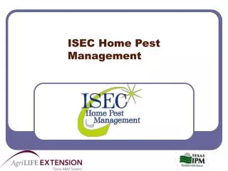 ISEC Home Pest Management