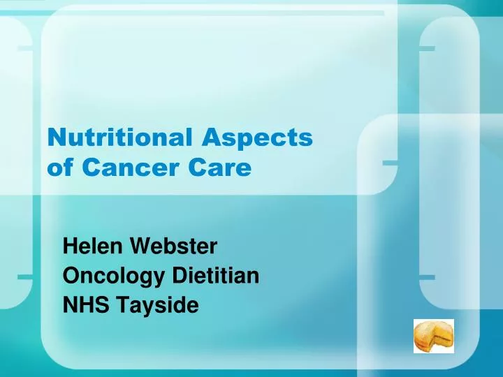 nutritional aspects of cancer care