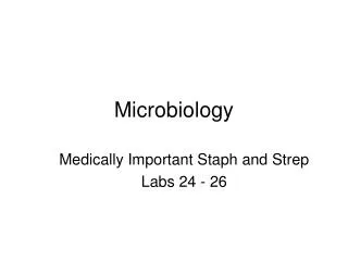 Microbiology