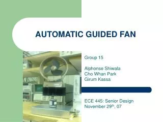 AUTOMATIC GUIDED FAN