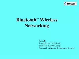 Bluetooth TM Wireless Networking