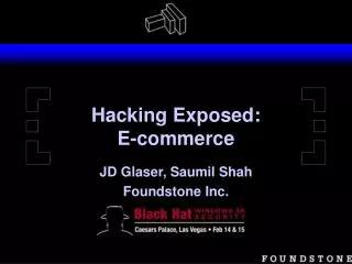 Hacking Exposed: E-commerce