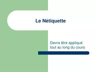 le n tiquette