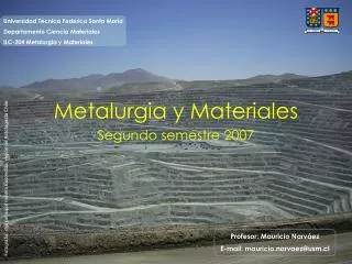 Metalurgia y Materiales