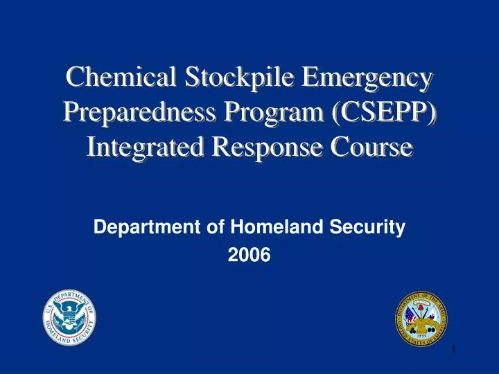 chemical stockpile emergency preparedness program csepp integrated response course