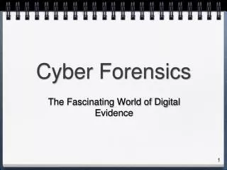Cyber Forensics