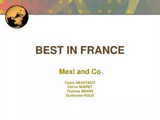 BEST IN FRANCE
