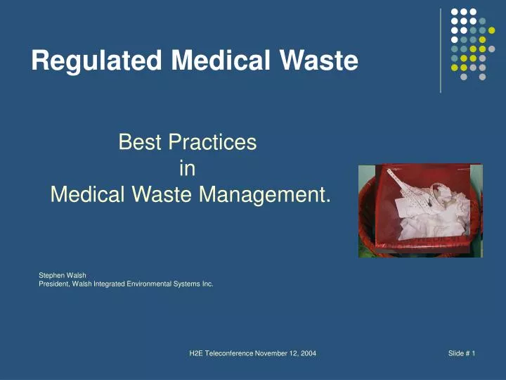 regulated medical waste