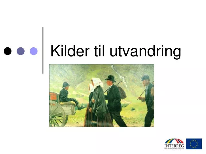 kilder til utvandring