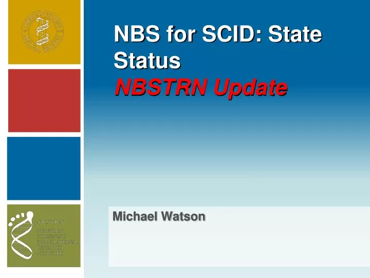 nbs for scid state status nbstrn update