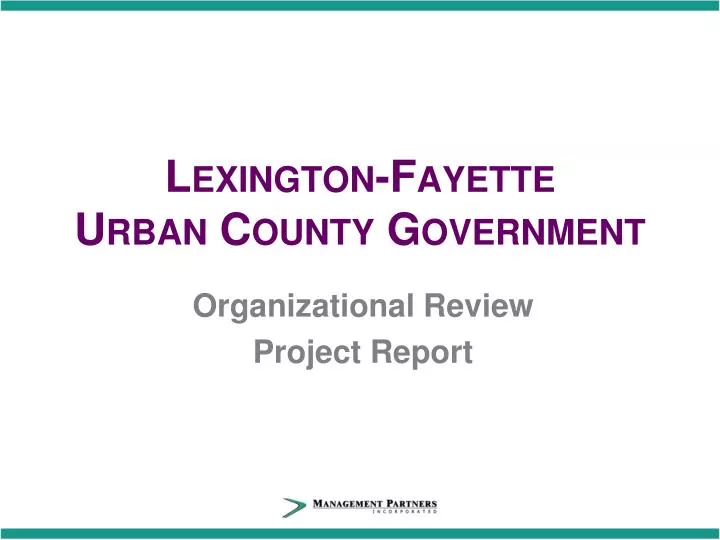 lexington fayette urban county government