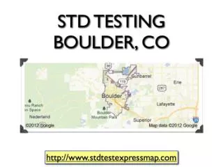 STD Testing Boulder