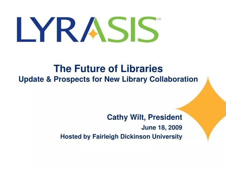 the future of libraries update prospects for new library collaboration