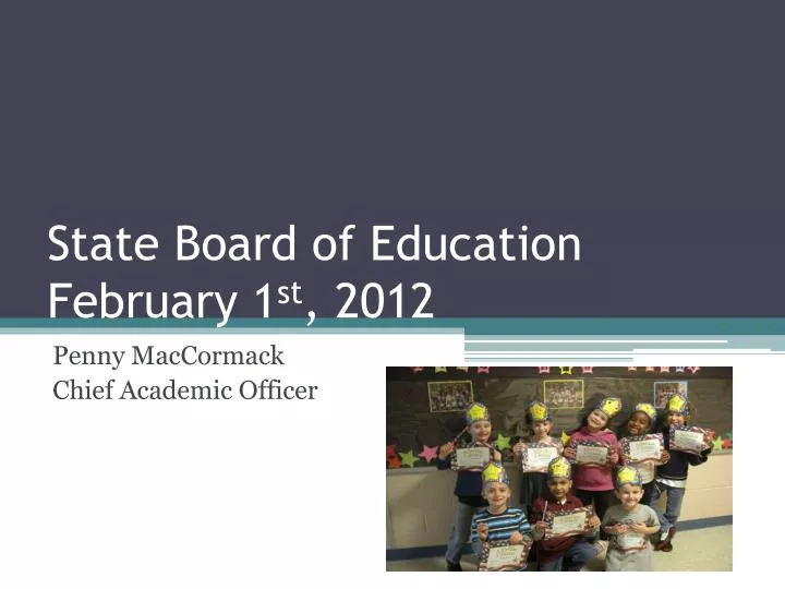 state board of education february 1 st 2012