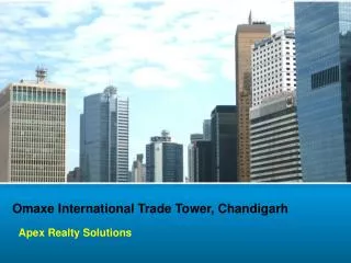 T & C- 9216926999 Omaxe International Trade Tower Mullanpur