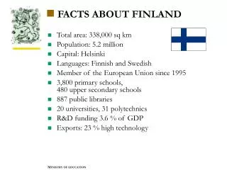 FACTS ABOUT FINLAND