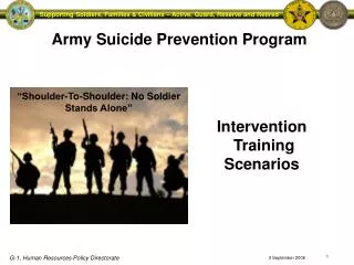 Army Suicide Prevention Program