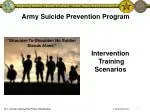 Army Suicide Prevention Program - slide 1