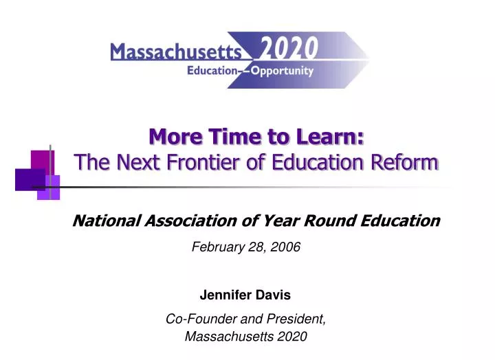 more time to learn the next frontier of education reform