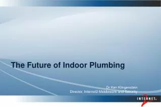 The Future of Indoor Plumbing