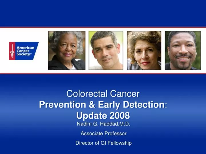 colorectal cancer prevention early detection update 2008