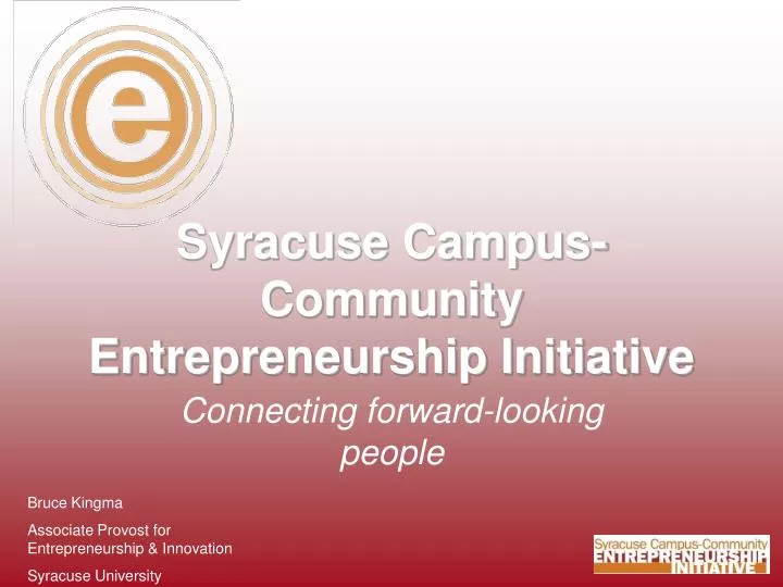 syracuse campus community entrepreneurship initiative