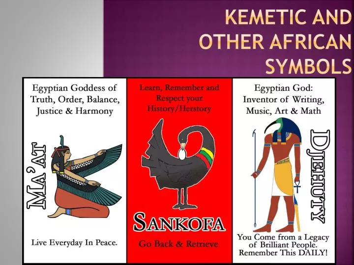 kemetic and other african symbols