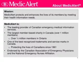 About MedicAlert ®