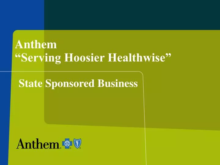 anthem serving hoosier healthwise