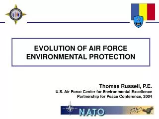 EVOLUTION OF AIR FORCE ENVIRONMENTAL PROTECTION