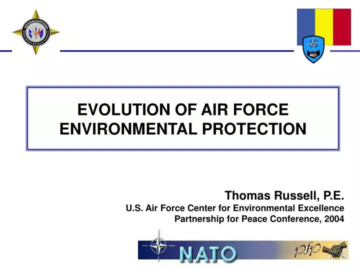 evolution of air force environmental protection