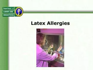 Latex Allergies