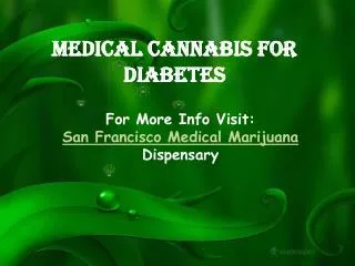 Medical Cannabis For Diabetes