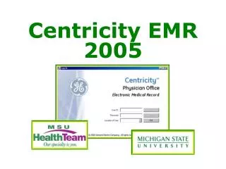 Centricity EMR 2005